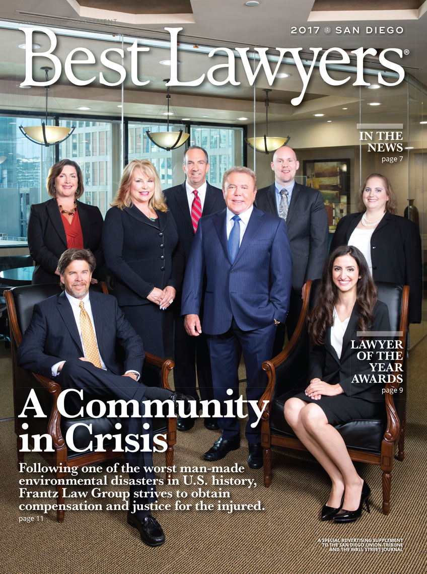 Corporate Photographer Group Shots San Diego Best Lawyers Magazine Cover
