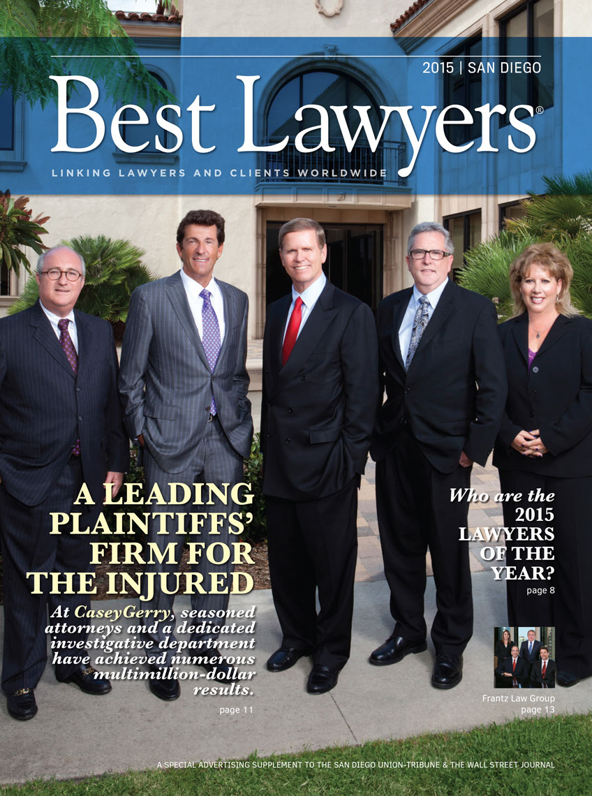 Corporate Photographer Group Shots San Diego Best Lawyers Magazine Cover